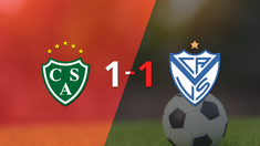 empate a uno entre sarmiento y velez