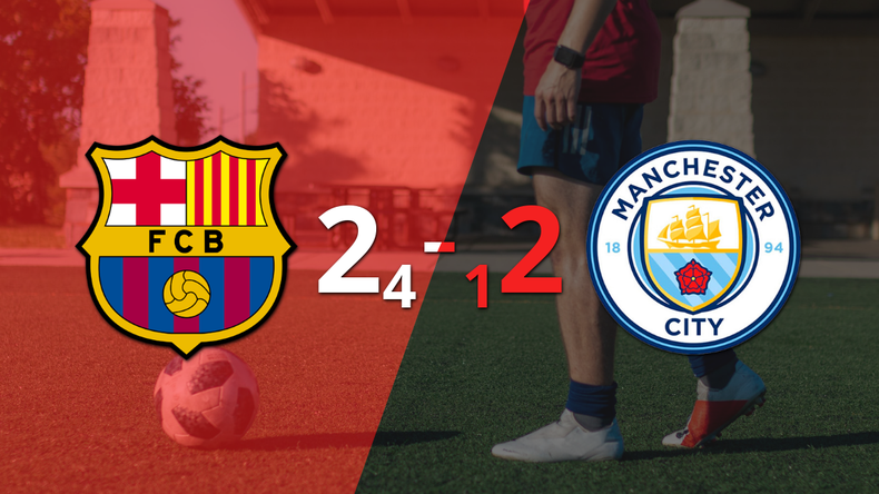 Barcelona derrotó 2-2 en los penales a Manchester City en un amistoso
