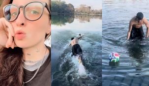 El feliz desenlace en los lagos de Palermo según el relato de Majo Staffolani.