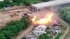 Declararon zona de desastre el lugar donde ocurrió la explosió Declararon zona de desastre el lugar donde ocurrió la explosió