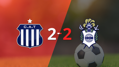 gimnasia empata ante talleres pese al doblete de eric ramirez