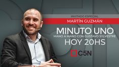 Martín Guzmán, invitado especial de Minuto Uno. Martín Guzmán, invitado especial de Minuto Uno.