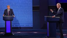 Donald Trump y Joe Biden. Donald Trump y Joe Biden.