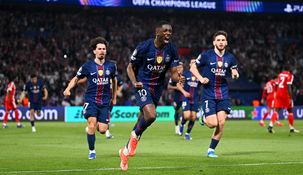 El francés Ousmane Dembélé fue una de las figuras del PSG.