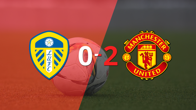 Manchester United venció por 2-0 a Leeds United como visitante