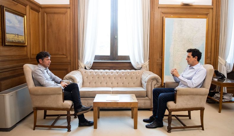 Kicillof y Wado de Pedro.