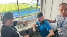 Daniel Mollo, junto a Marcelo Lerner y Fernando Presti, del programa Boca de Selección.