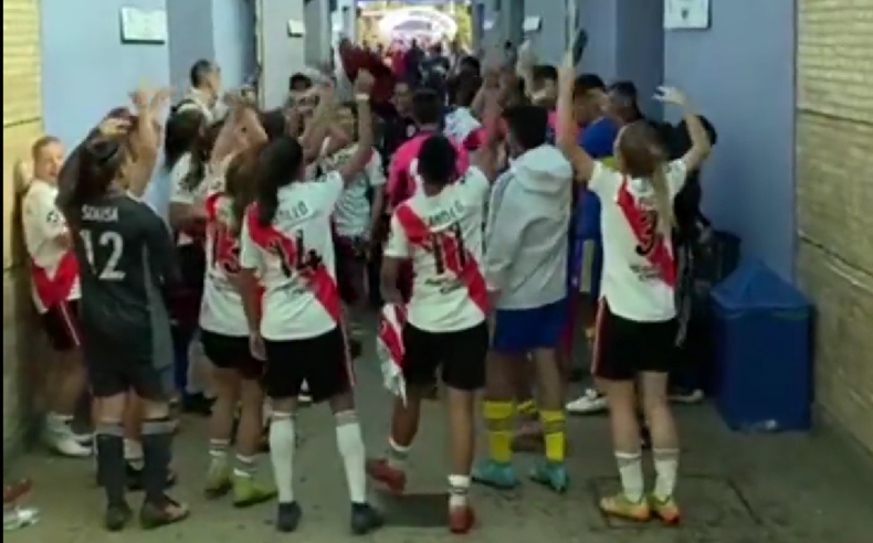 Los más chicos de Boca y River dieron el ejemplo.