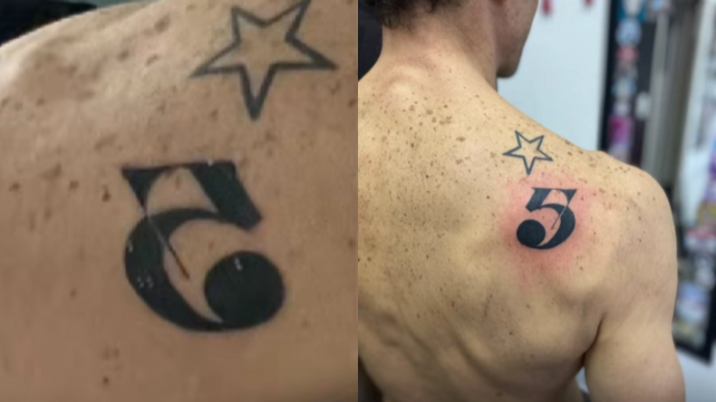 Los argumentos del cliente dejaron atónito al tatuador.