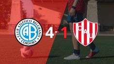 con doblete de lucas passerini, belgrano liquido 4-1 a union con doblete de lucas passerini, belgrano liquido 4-1 a union