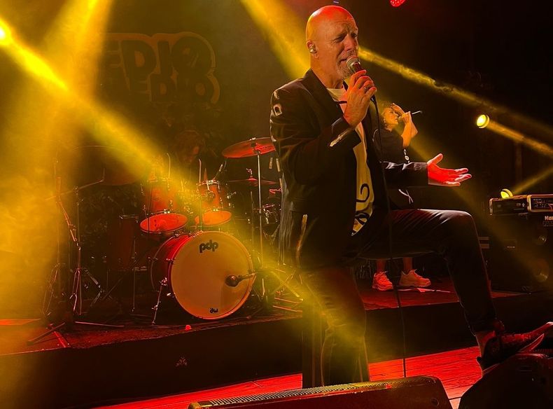 Gustavo Cordera en el Festival Medio y Medio, donde Mega 98.3 tuvo una transmisión exclusiva.