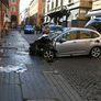 Así quedó el Citröen C3 tras el ataque. Así quedó el Citröen C3 tras el ataque.
