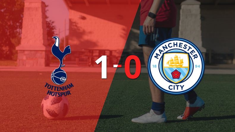Manchester City no pudo en su visita a Tottenham y cayó 1-0