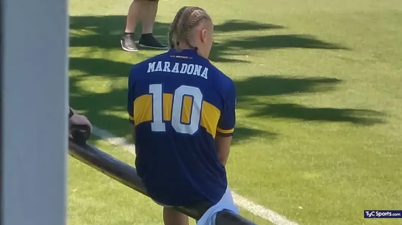 El deportista noruego hizo furor con la camiseta de Boca.&nbsp;