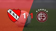 independiente y lanus igualaron 1 a 1