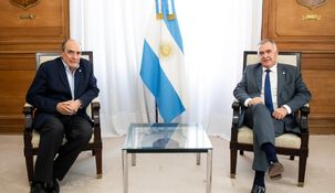 Guillermo Francos recibió al gobernador de Tucumán, Osvaldo Jaldo.&nbsp;
