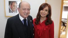 Chiche Gelblung junto a Cristina Kirchner.&nbsp;