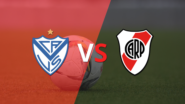 Vélez y River Plate igualaron por 2 en un vibrante partido