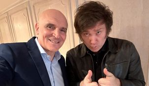 Javier Milei junto a José Luis Espert.