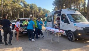 Dos hombres resultaron heridos en distintos choques con cuatriciclo.