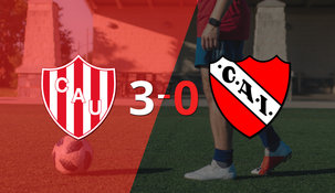 union golea 3-0 como local a independiente