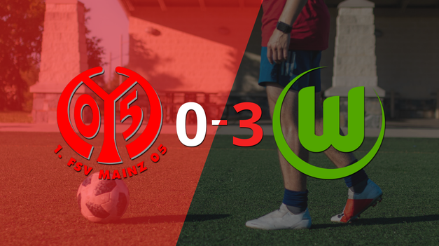 Wolfsburgo arrasó de visita a Mainz