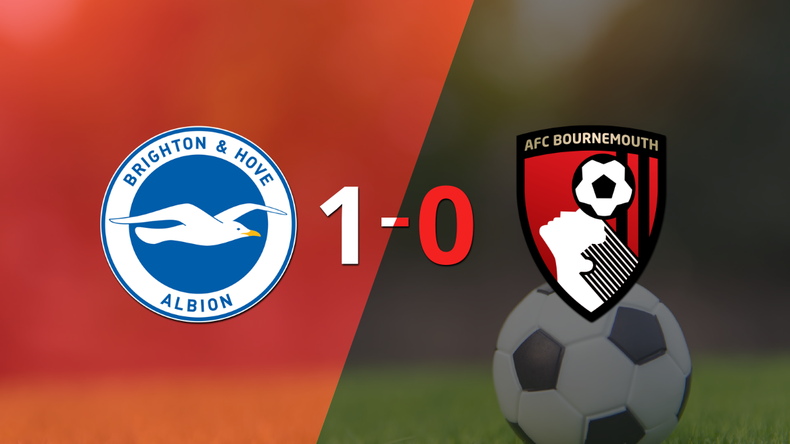 En su casa Brighton and Hove derrotó a Bournemouth 1 a 0