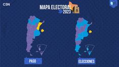 Mapa electoral tras la victoria de Sergio Massa. Mapa electoral tras la victoria de Sergio Massa.