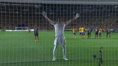 La provocación de Nahuel Guzmán a Sergio Ramos. La provocación de Nahuel Guzmán a Sergio Ramos.