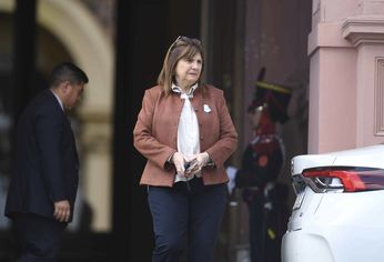 La ministra de Seguridad, Patricia Bullrich.