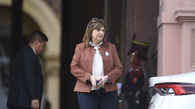 La ministra de Seguridad, Patricia Bullrich.