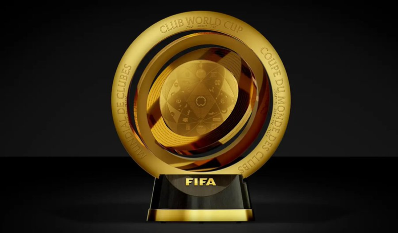 El trofeo del Mundial de Clubes está bañado en oro de 24 quilates.