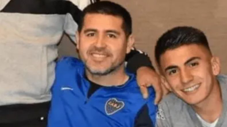Riquelme siempre reconoció la buena relación con Thiago Almada.
