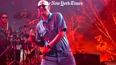 Imagen del músico de rock con la que ilustraron la nota obituario de The New York Times. Imagen del músico de rock con la que ilustraron la nota obituario de The New York Times.