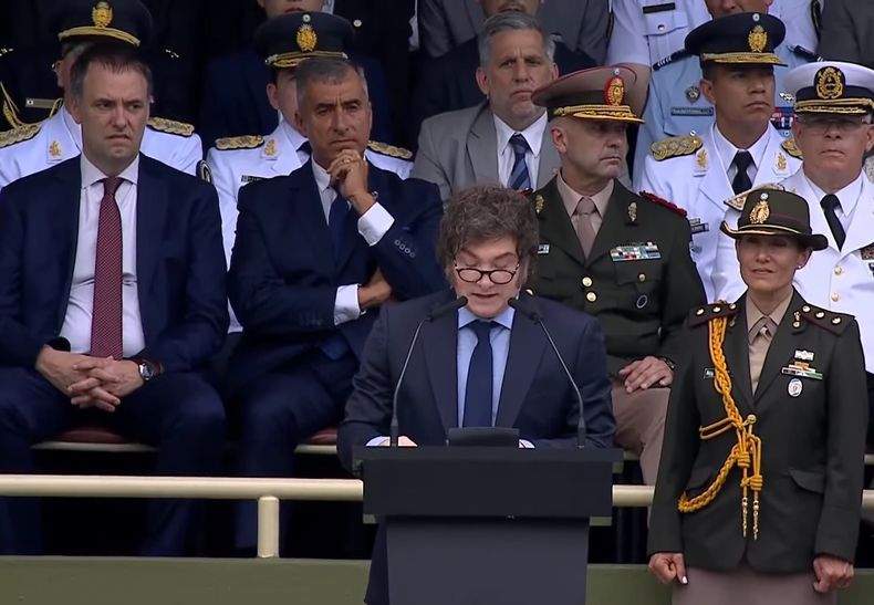 El presidente Javier Milei criticó el garantismo.&nbsp;