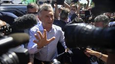 Macri al llegar a una audencia ante el juez Martín Bava. Macri al llegar a una audencia ante el juez Martín Bava.