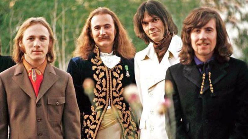 El s&uacute;pergrupo Crosby, Stills, Nash & Young