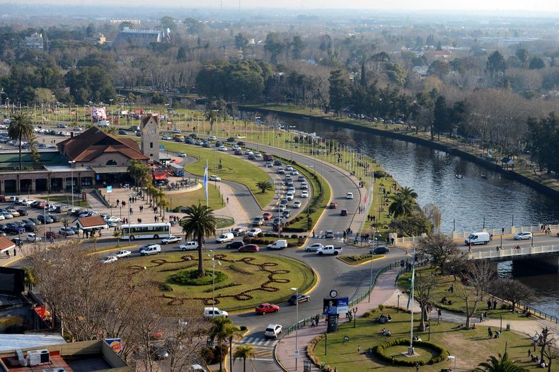 Vista aérea del Tigre.