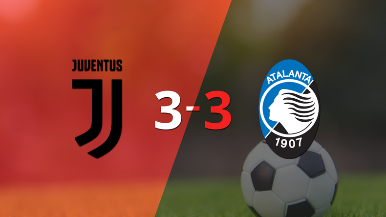 Con dos goles de Ademola Lookman, Atalanta igualó ante Juventus
