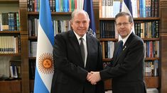 Gerardo Werthein e Isaac Herzog. Gerardo Werthein e Isaac Herzog.