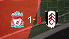 con un solo tanto, liverpool derroto a fulham en el estadio anfield
