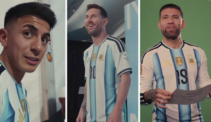 Los futbolistas de la Selección argentina esperan por el debut.