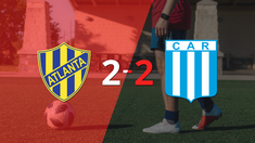 racing (cba) saco un punto luego de empatar a 2 goles con atlanta racing (cba) saco un punto luego de empatar a 2 goles con atlanta