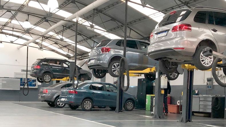 Taller oficial de VW Postventa. Foto: VW Alra.