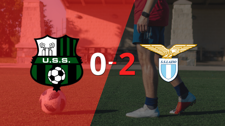 Lazio fue superior y venció por dos goles a Sassuolo en el estadio Mapei Stdm. Cittá del Tricolore