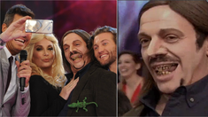 Campi y una desopilante imitación del gigoló Javier Bazterrica Campi y una desopilante imitación del gigoló Javier Bazterrica