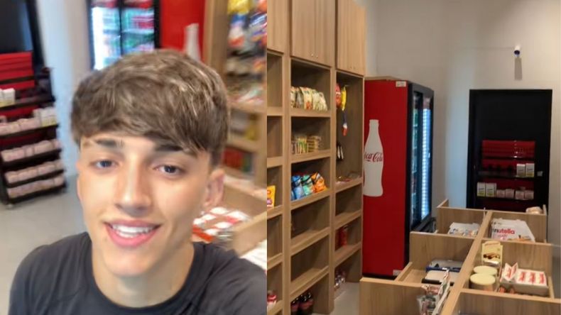 El video viral de un joven en Estados Unidos.