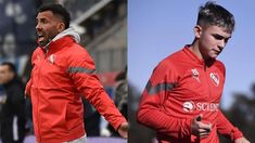 Carlos Tevez y Santiago López. Carlos Tevez y Santiago López.