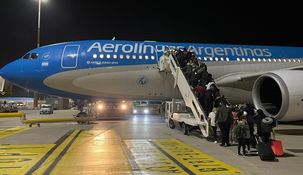 Aerolíneas Argentina confirmó la llegada del vuelo que trae a evacuados de Israel&nbsp;