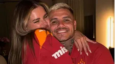 La China Suárez y Mauro Icardi. La China Suárez y Mauro Icardi.